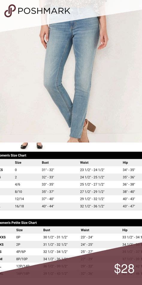 lauren conrad jeans sizing